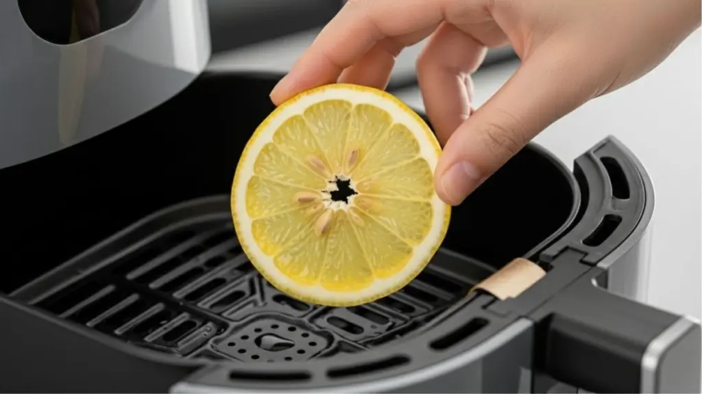 Olvídate de los olores: La rodaja de limón que tu freidora de aire necesita
