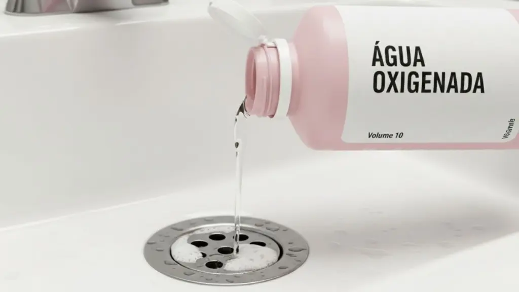 Agua oxigenada en el desagüe del baño: el secreto para eliminar malos olores y moho