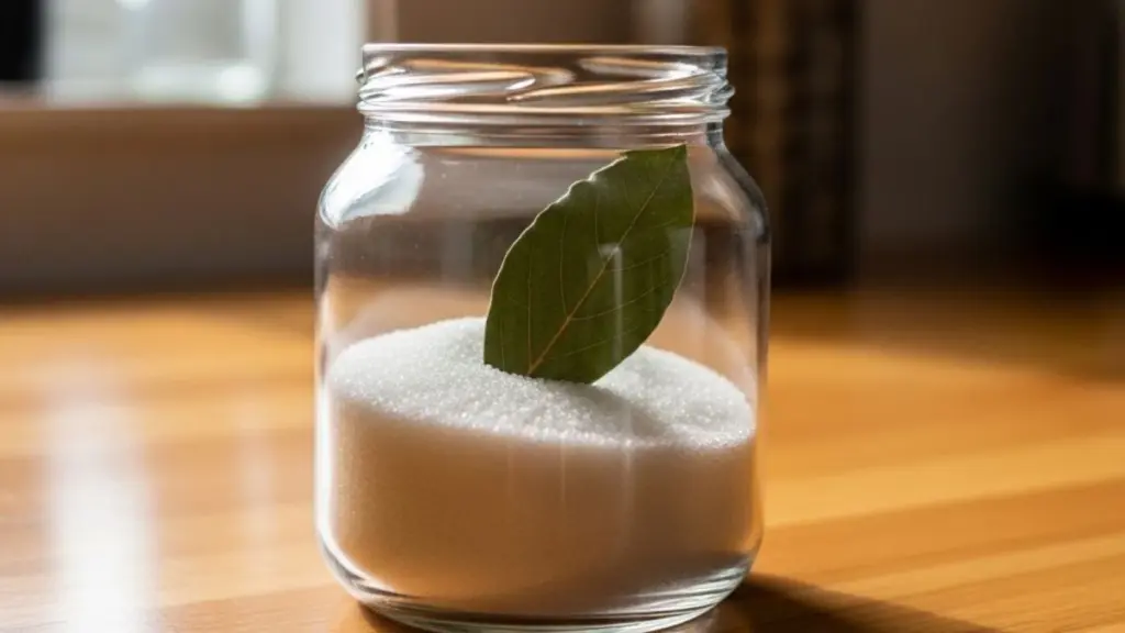 La hoja de laurel en tu pote de azúcar: el truco casero que los insectos odian