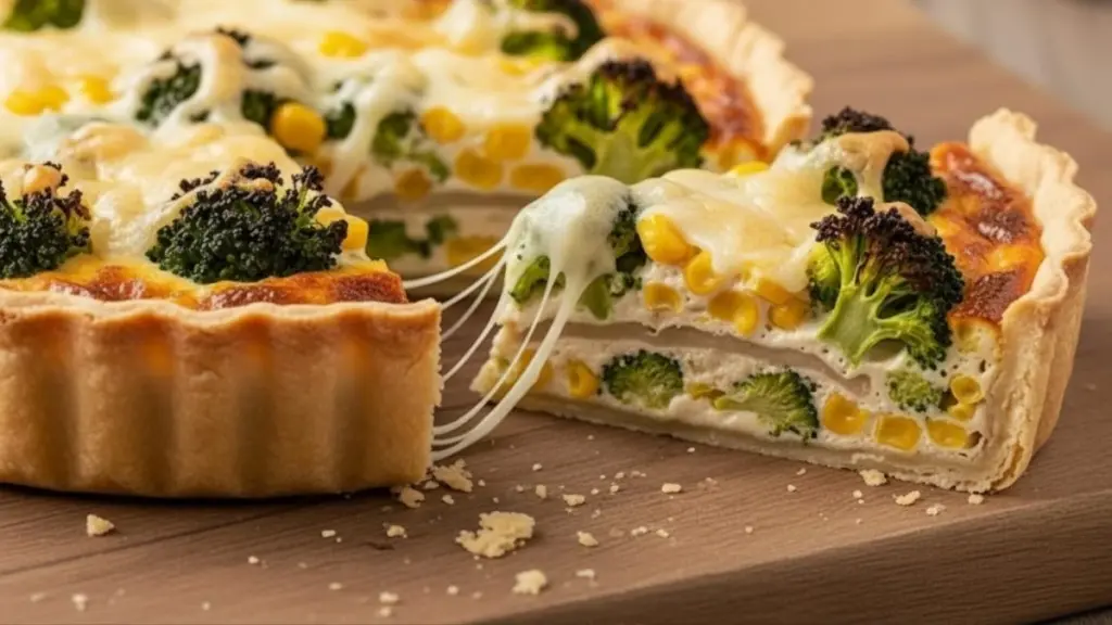 La mezcla secreta que hace que la torta vegana con queso y maíz sea crujiente por fuera y cremosa por dentro