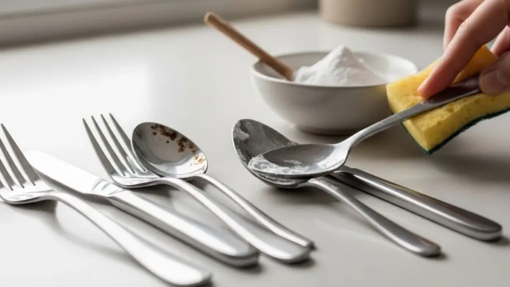 Adiós a las manchas de óxido en tus cubiertos: el truco casero que los deja como nuevos