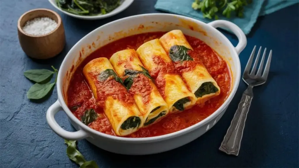 Canelones de espinacas y ricotta: La receta italiana que hará tu fin de semana inolvidable