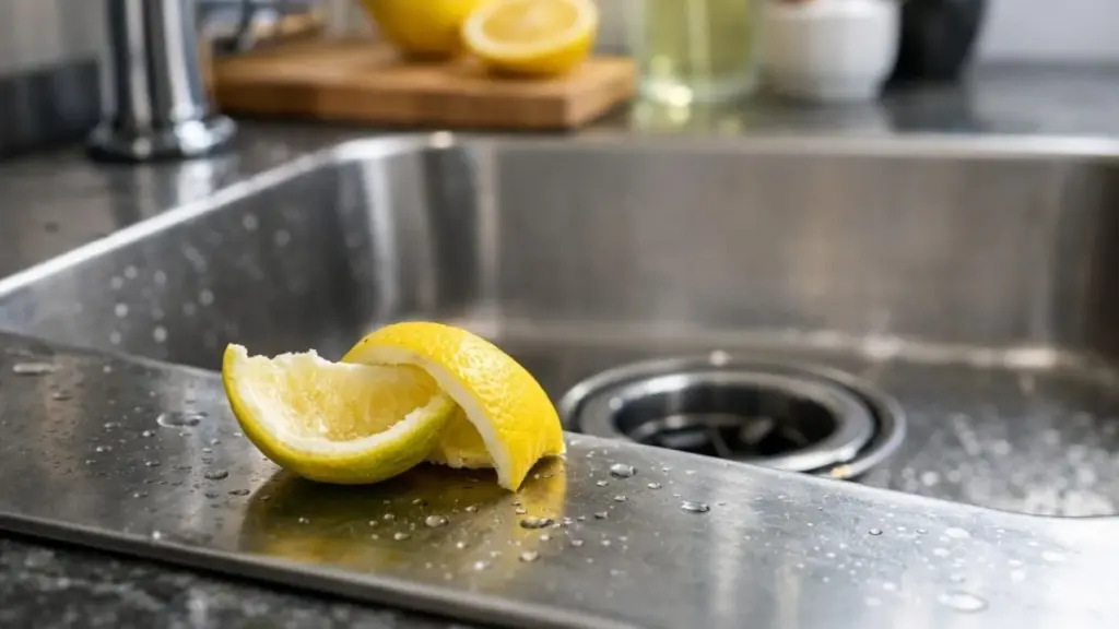 La cáscara de limón en tu fregadero: el truco ancestral que tu cocina necesita