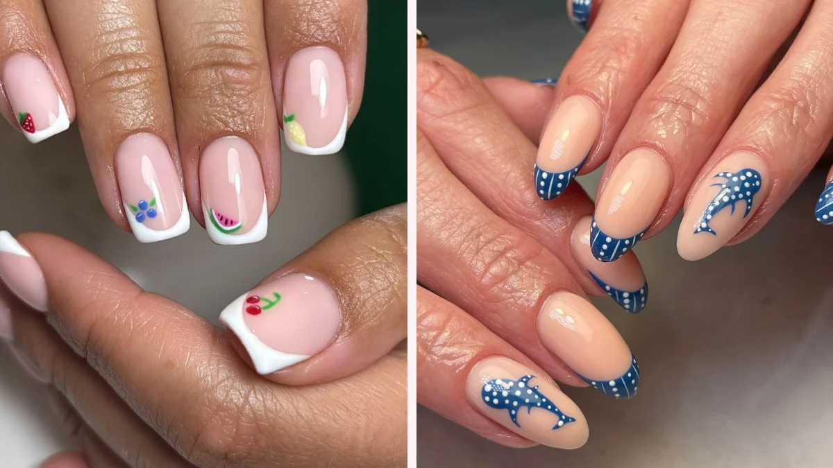 Uñas French de Verano con Dibujos: Las Ideas Más Bonitas para 2026 – de Frutas al Mar