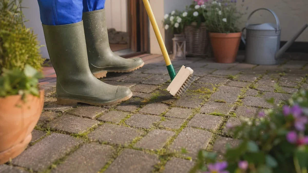 Eliminar musgo de las juntas de la terraza: estos remedios caseros funcionan de verdad