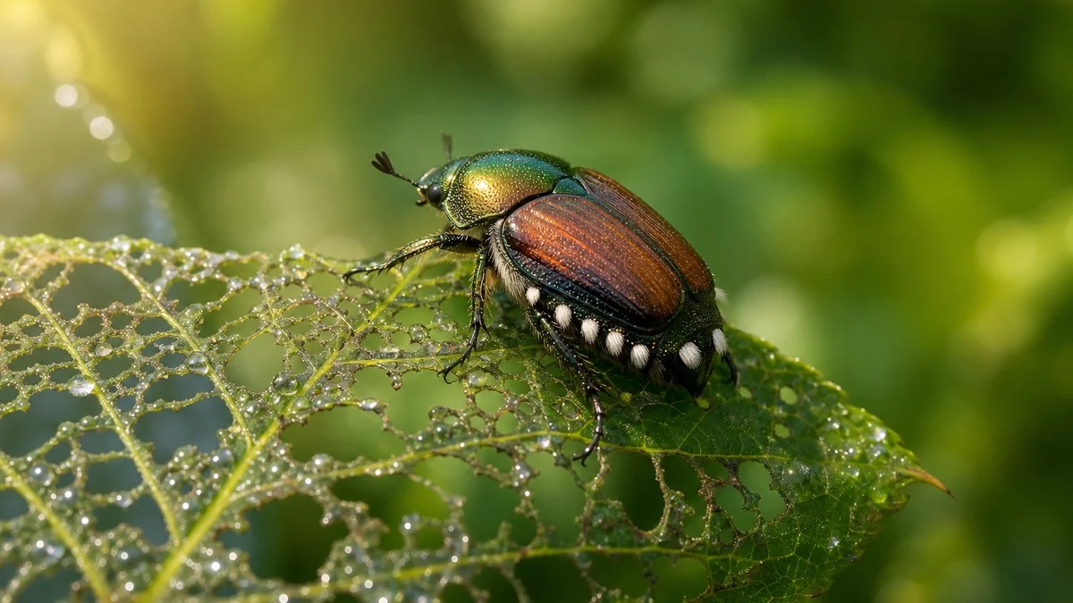 ¿Escarabajo japonés o cetonia del jardín? Cómo identificar plagas invasoras con seguridad