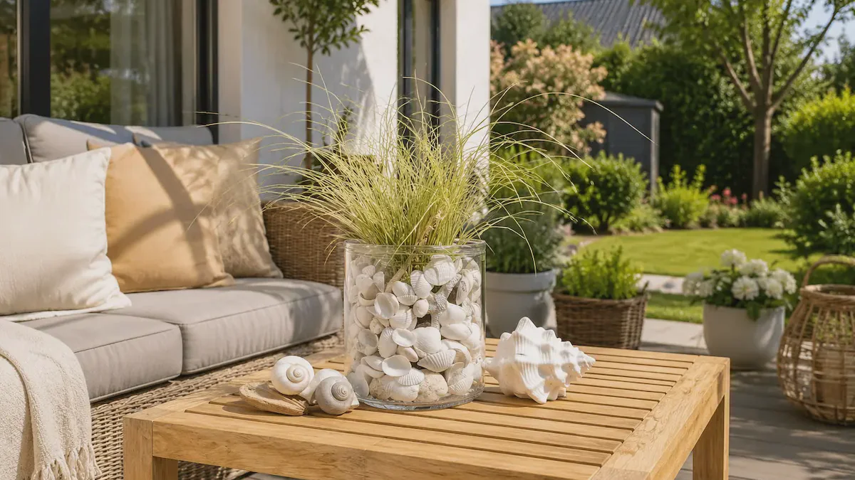 Decorar un jarrón grande en verano: ideas que parecen vacaciones en casa