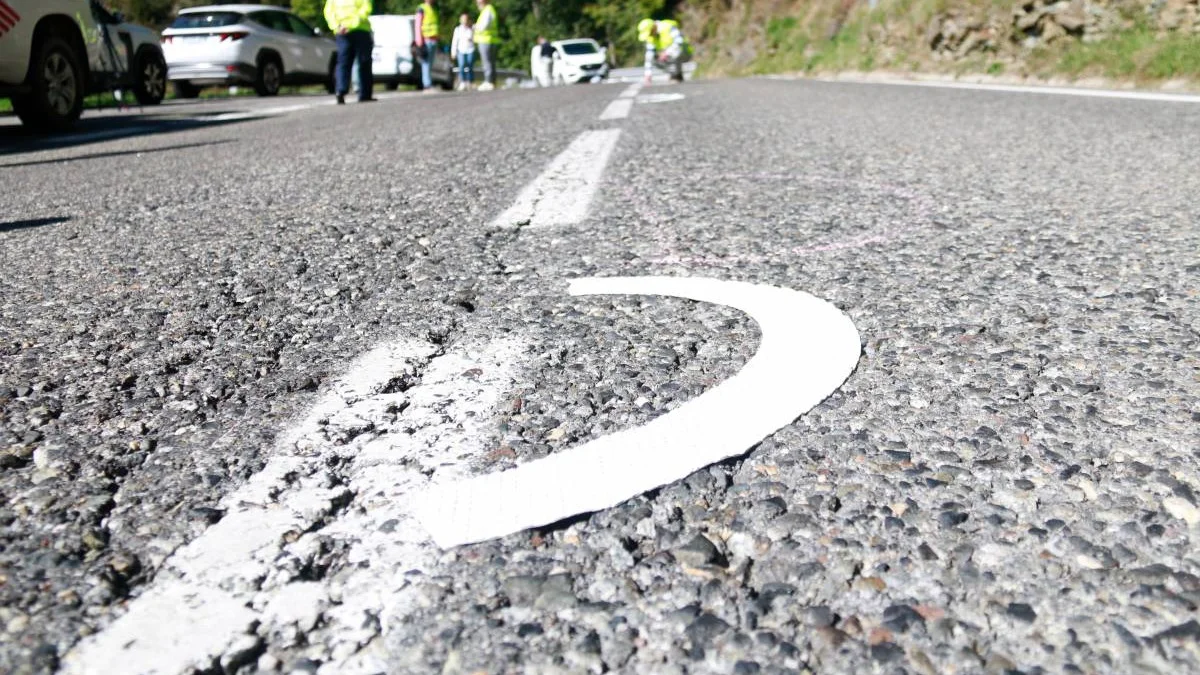 El 65% de los motoristas respetan las marcas de seguridad de la Collada de Toses