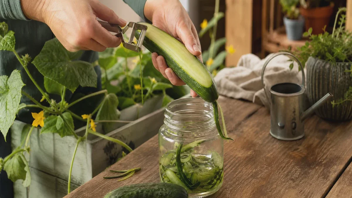 Cáscaras de pepino como abono: dos métodos con los que las plantas florecen visiblemente