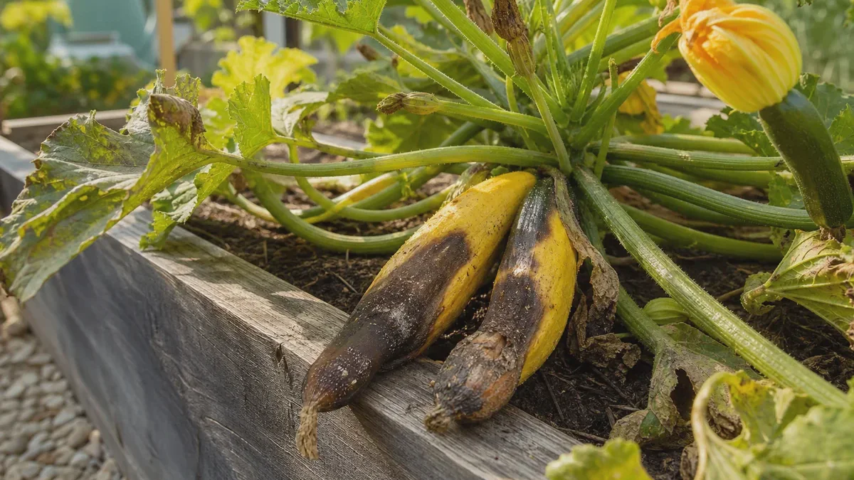 Calabacines que se pudren por la punta: 5 causas y cómo solucionarlo de verdad